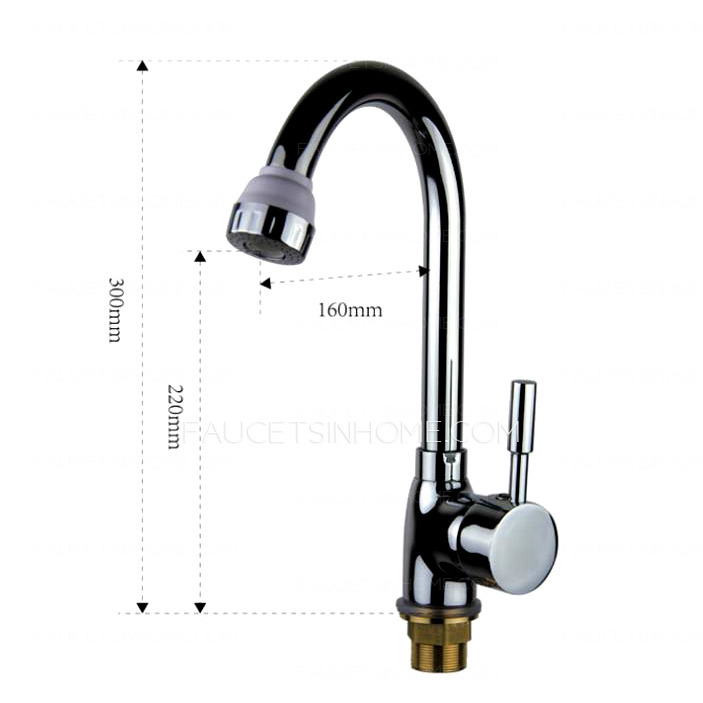 Silver Kitchen Sprayer Faucet Rotate For Kitchen