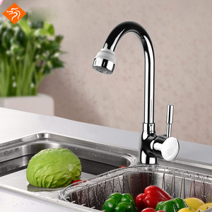 Silver Kitchen Sprayer Faucet Rotate For Kitchen