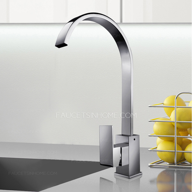 Usperno Fashionable Square Brass Sink Faucet For Kitchen