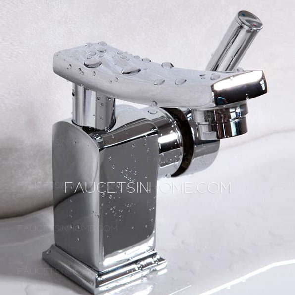 Designer Rotatable Hot And Cold Silver Water Faucets