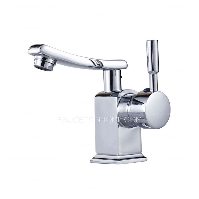 Designer Rotatable Hot And Cold Silver Water Faucets