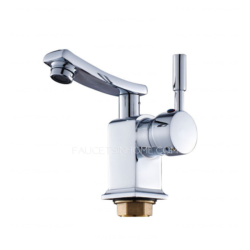 Designer Rotatable Hot And Cold Silver Water Faucets