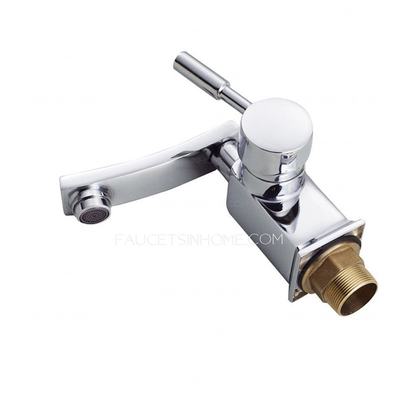 Designer Rotatable Hot And Cold Silver Water Faucets