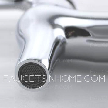 Cool Style Brass Handle Bathroom Sink Faucet 