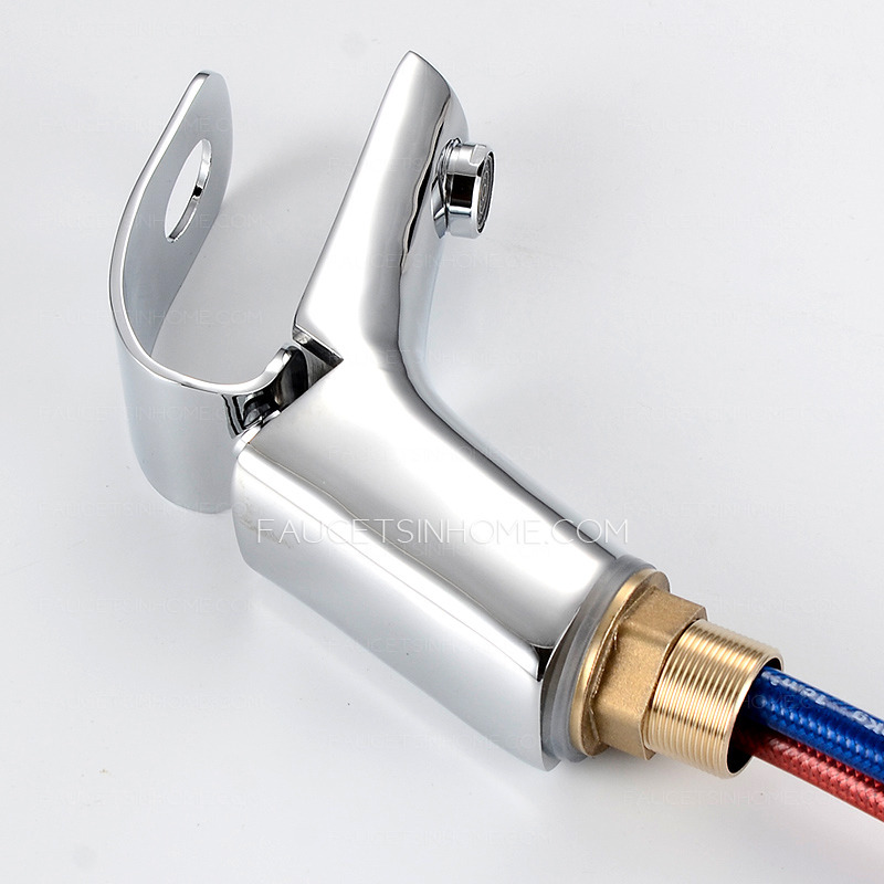 Unique Design PB Free Bathroom Faucet Refined Brass