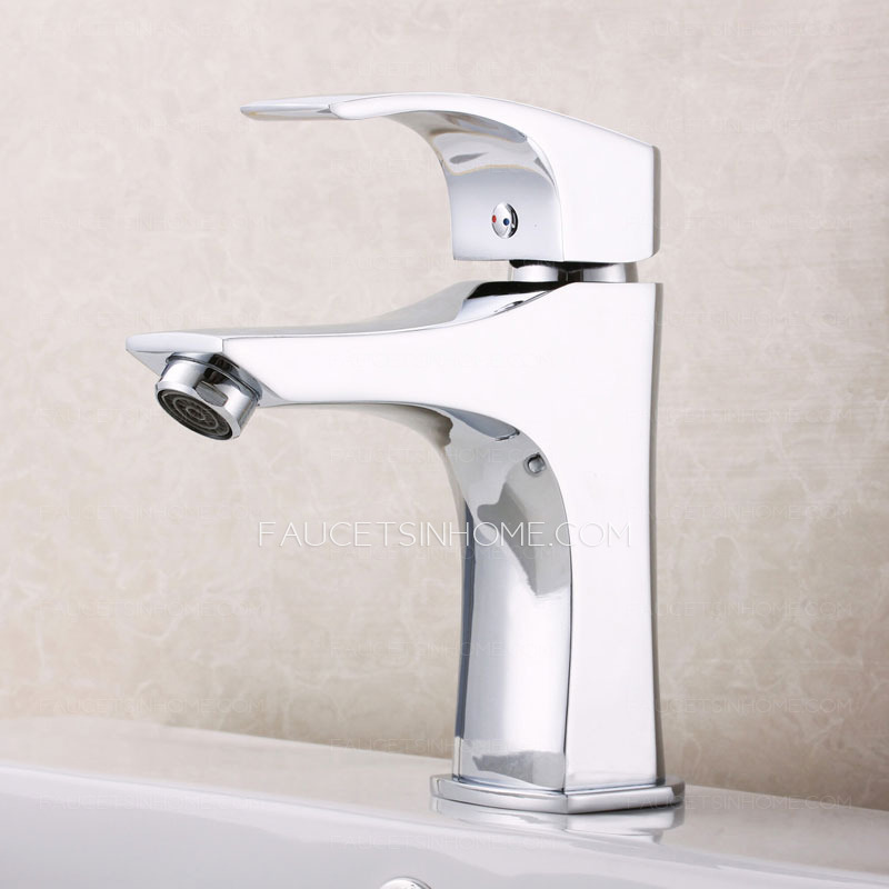 One Hole Single Faucets Bathroom Ceramic Spool 