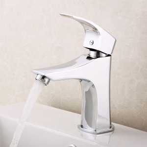 One Hole Single Faucets Bathroom Ceramic Spool 