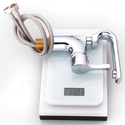 Brass Bath Faucets Silver Chrome Finish For Home 