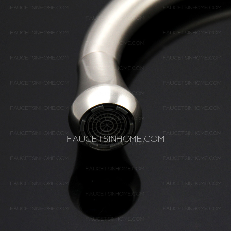 Refined Brass Rotatable Brushed Nickel Faucets