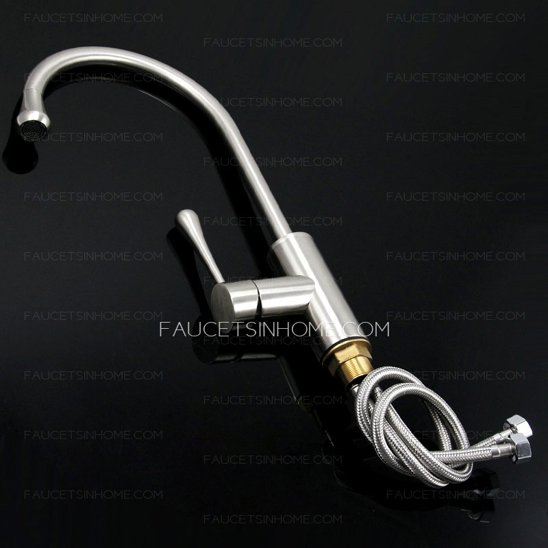 Refined Brass Rotatable Brushed Nickel Faucets