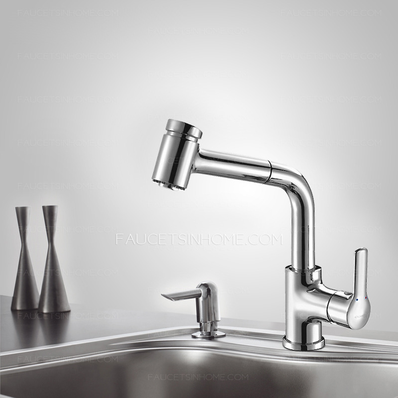 Designer Pull Down Kitchen Faucet Rotatable 