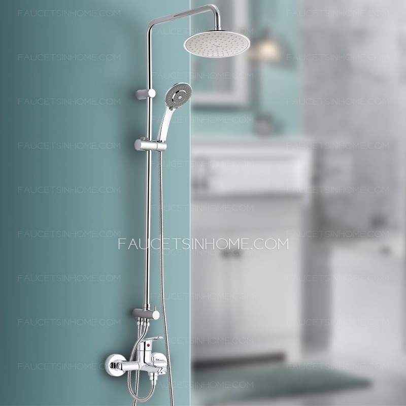 Chrome Finish Top Rated Shower Faucets Refined Brass 