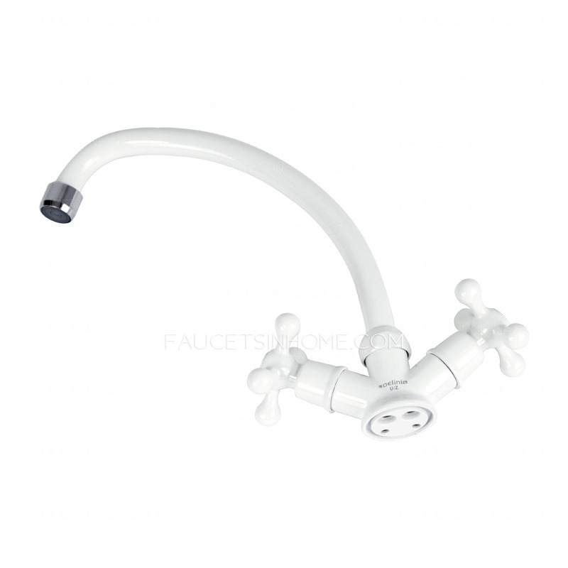 Elegant Two Handles Unusual Bathroom Faucets Painting 