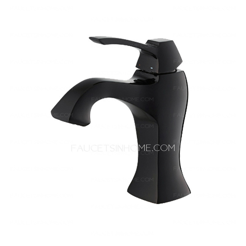 Supeiror Black Bathroom Faucets Brass Material 