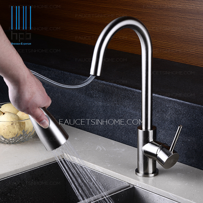 Copper Cold Hot Brushed Wholesale Kitchen Faucets