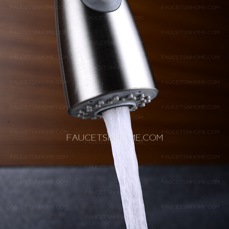 Copper Cold Hot Brushed Wholesale Kitchen Faucets