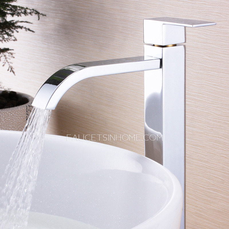 Square Shape Only Cold Bathroom Faucets Wholesale