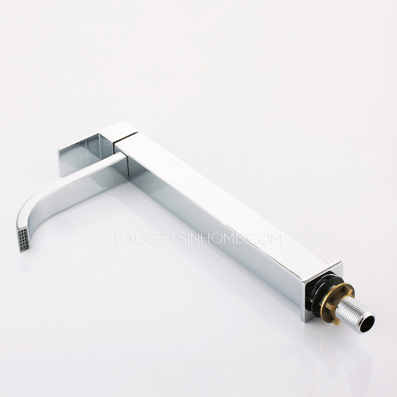 Square Shape Only Cold Bathroom Faucets Wholesale