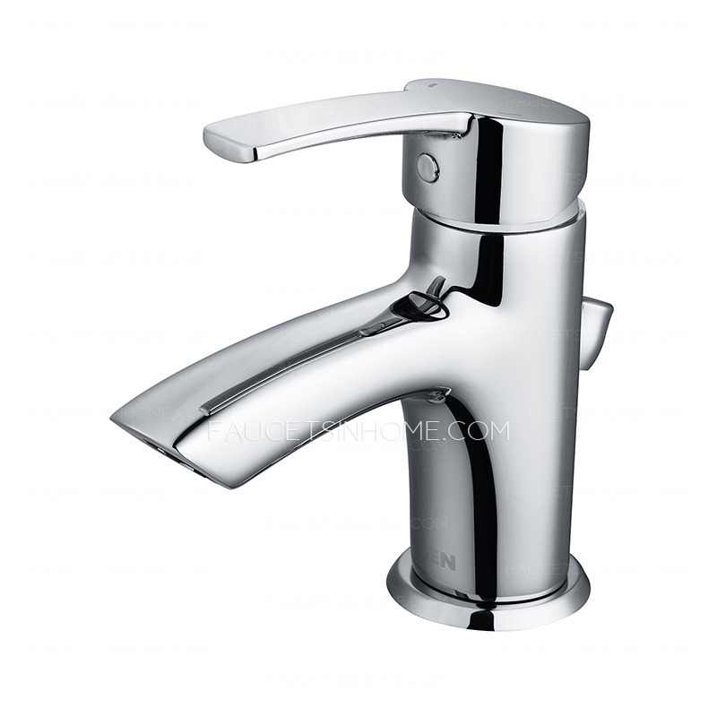 Designer Faucets Bathroom Sink Silver Brass 