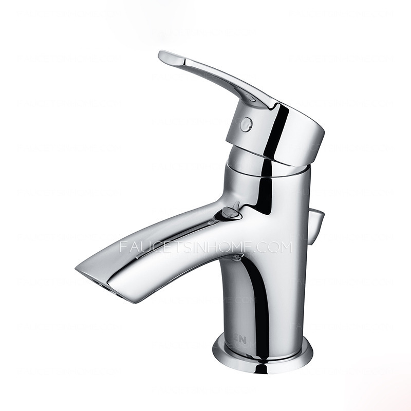 Designer Faucets Bathroom Sink Silver Brass 