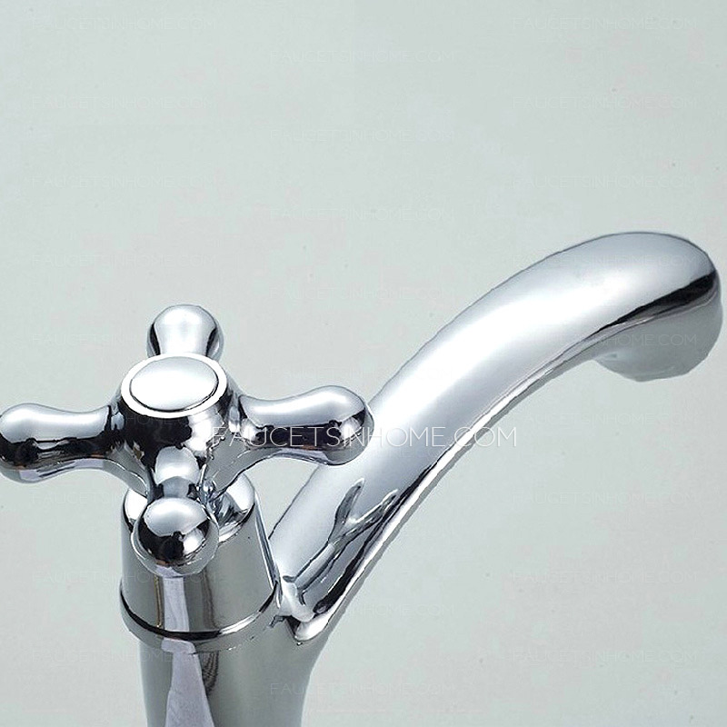 Simple Designed Chrome Bathroom Faucets Modern