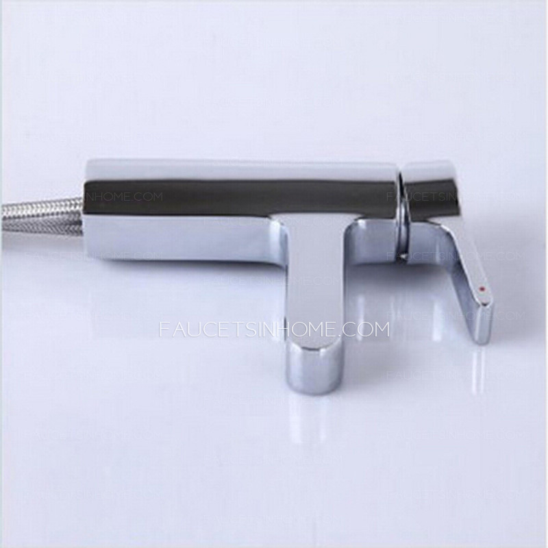 Small Faucet Electroplated Finish Single Handle 