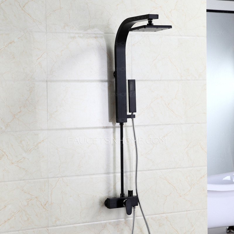 Black Aluminum American Standard Tub Shower Faucet