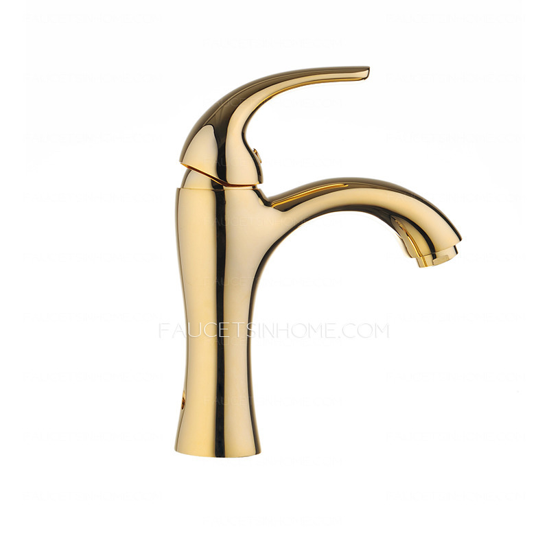 Define Faucet Polished Brass Finish For Bathroom 