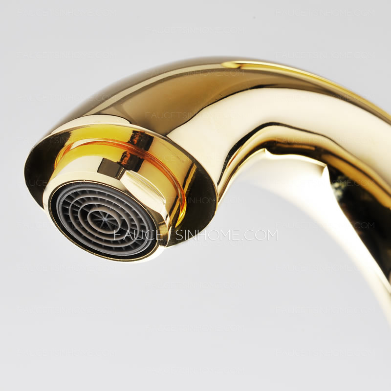 Define Faucet Polished Brass Finish For Bathroom 