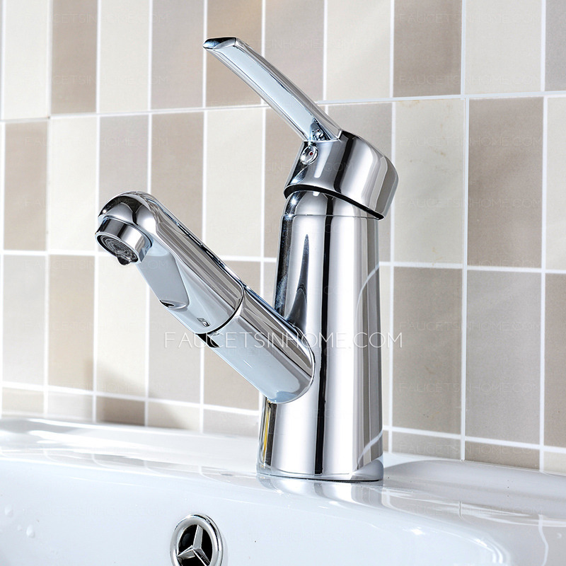 Pulldown Kitchen Faucet Hot Cold Rotatable 