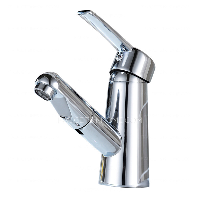 Pulldown Kitchen Faucet Hot Cold Rotatable 