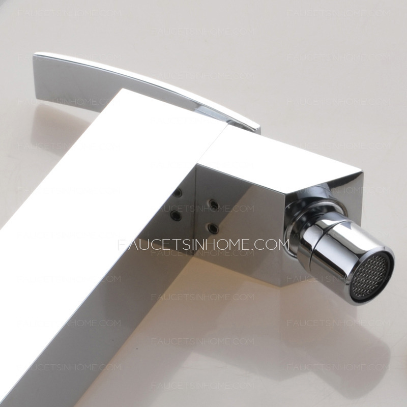 Modern Square Shape Top Bathroom Faucet Brands 