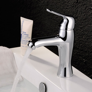 Silver Electroplated Finish Types Of Bathroom Faucets 