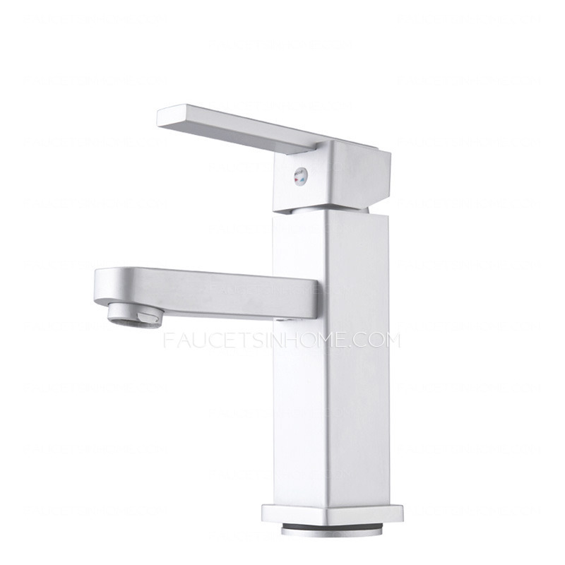 Aluminum Bathroom Sink Faucet Replacement Hot Cold 