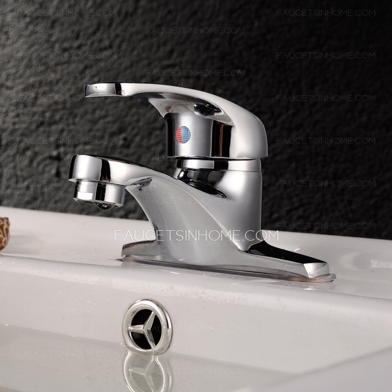 Brass Bathroom Sink And Faucet Combo Two Holes 