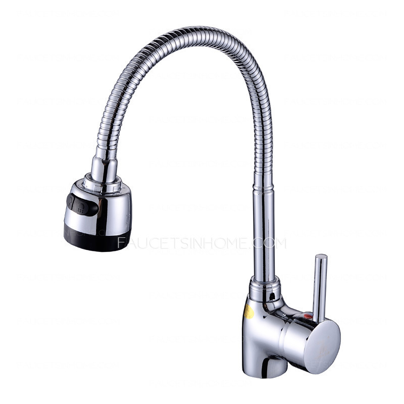 Rotatable Pull Down Faucets Kitchen Hot Cold 