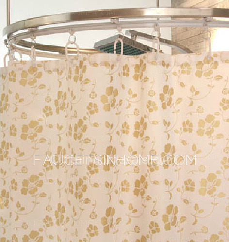 Luxury Floral Purple Color Cheap Shower Curtain And Toile