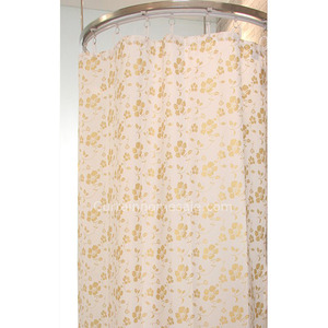 Luxury Floral Purple Color Cheap Shower Curtain And Toile