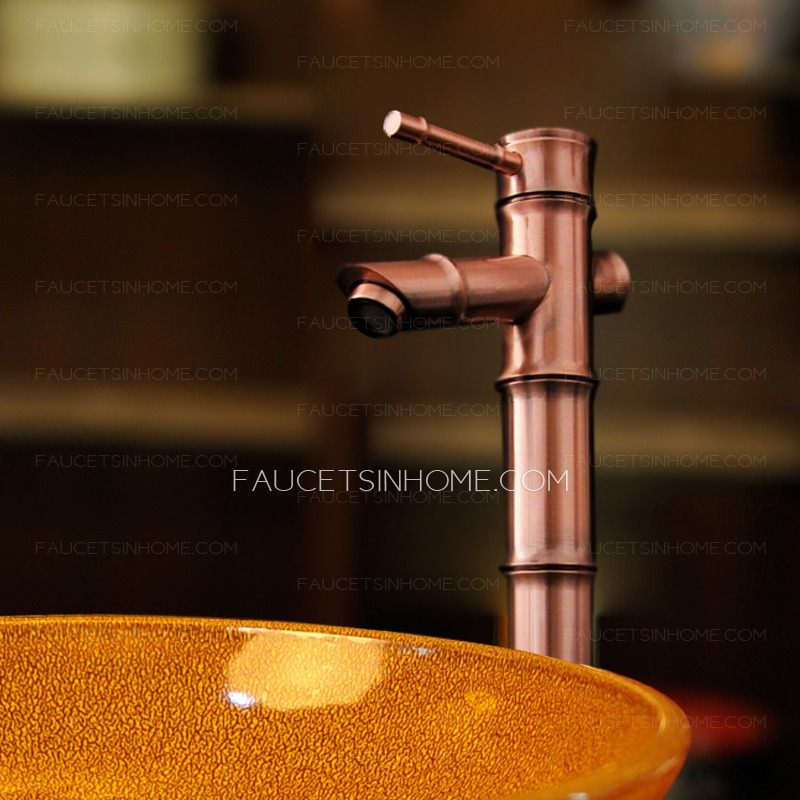 Antique Copper Bathroom Sink Faucets 