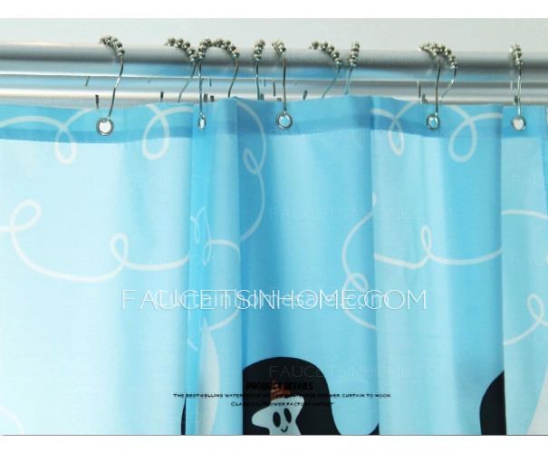 Princess Nautical Print How To Make A Shower Curtain