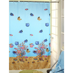 Pastoral Animal Baby Blue Print Awesome Shower Curtain