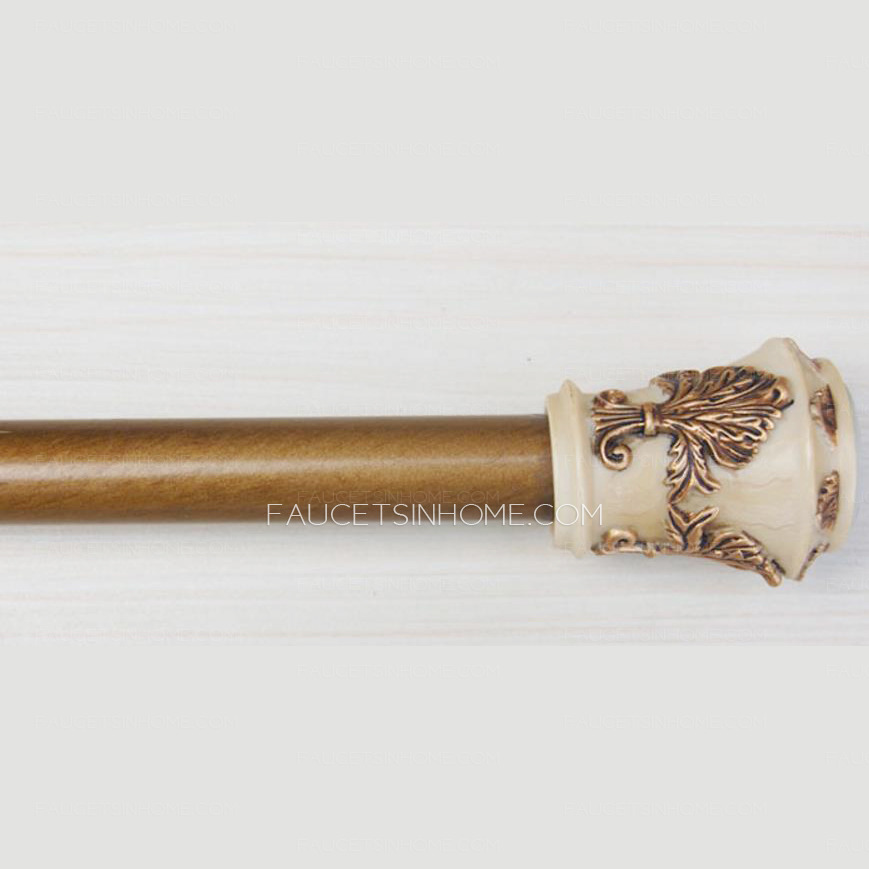 Rustic Anchor Pattern Flexible 47.2-78 Inch Shower Curtain Rod