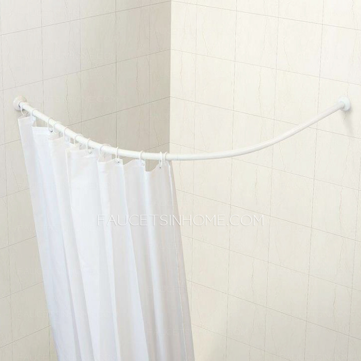 Best U Shaped White 35.4*35.4 Inch Shower Curtain Rods