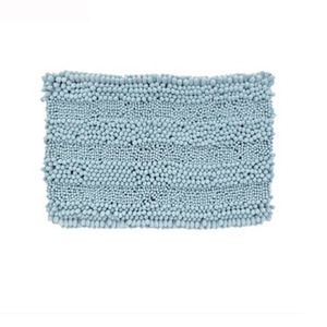 Fresh Chenille Mint Blue 31.5*20 Inch Bathroom Rug