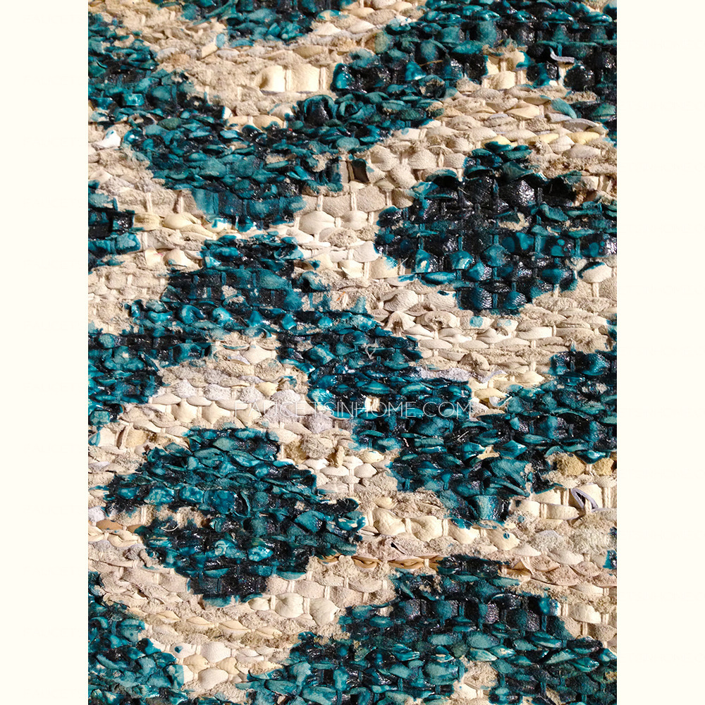 Vintage 20*31.5 Inch Turquoise Antiskid Bathroom Rug