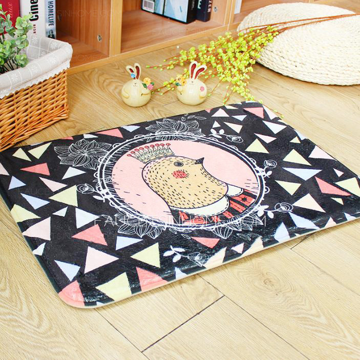 Nolvety Antiskid Cartoon Pattern Bath Mat 20*31.5 Inch