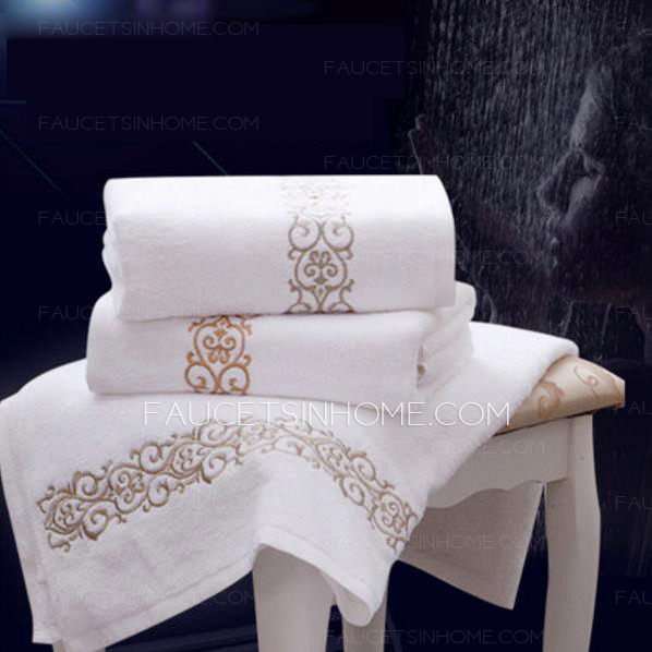 31.5*55 Inch Pure Cotton Embroidery Bath Towel One Piece