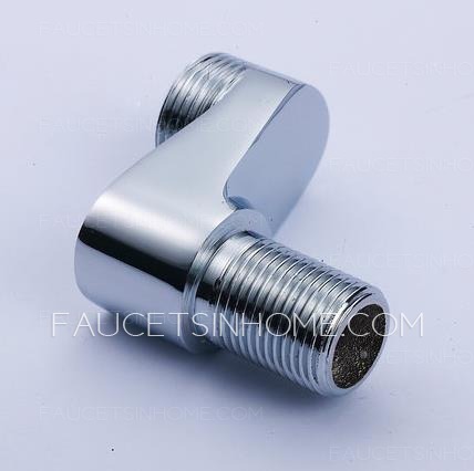 Chrome Brass Eccentric Screw Plus Size Adapter Shower Faucet Lengthen