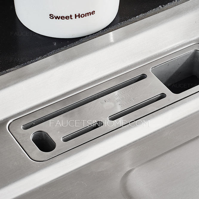 Best Double Sinks Stainless Steel Nickel Brushed Kitchen Sinks With Faucet