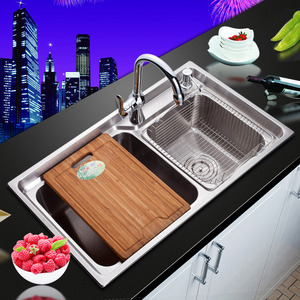 Best Nickel Brushed Stainless Steel Kitchen Sinks Double Sinks With Faucets